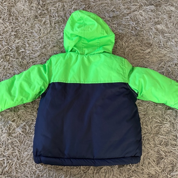 Carters Little Explorer Blue/green Puffer Coat Size 18 Months EUC - Picture 2 of 5